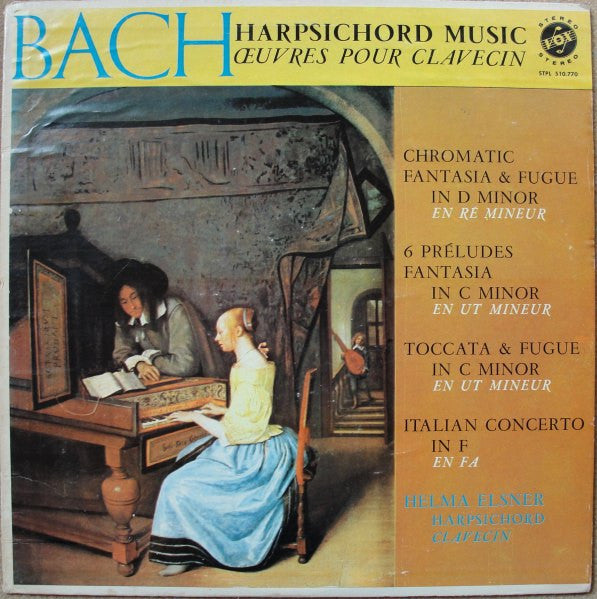 Johann Sebastian Bach - Harpsichord Music / Œuvres Pour Clavecin | Near Mint (NM) Near Mint (NM)-