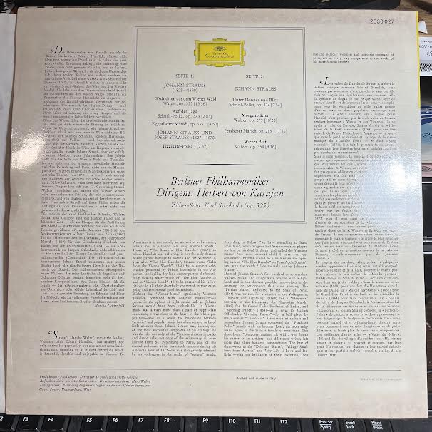 Johann Strauss Jr. - Walzer - Polkas - Märsche (VINYL) | Near Mint (NM or M-)-