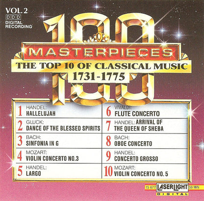 Various - The Top 100 Masterpieces Of Classical Music: 1685-1928 *10XCD BOX* | Near Mint (NM) Near Mint (NM)-