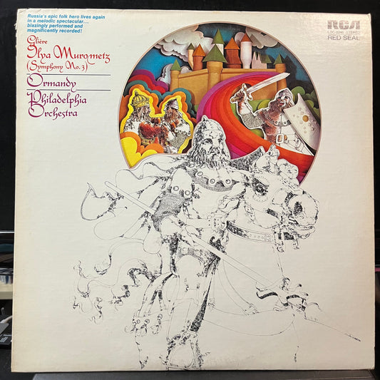 Glière* - Ormandy*, Philadelphia Orchestra - "Ilya Murometz" (Symphony No. 3)(VINYL LP RCA RED SEAL LSC-3246 1972) | Near Mint (NM or M-) Near Mint (NM)-