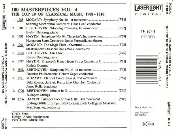 Various - The Top 100 Masterpieces Of Classical Music: 1685-1928 *10XCD BOX* | Near Mint (NM) Near Mint (NM)-