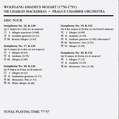 Wolfgang Amadeus Mozart - The Symphonies (10x CD Telarc ‎– CD 80729) | USED Near Mint (NM or M-) Near Mint (NM)-