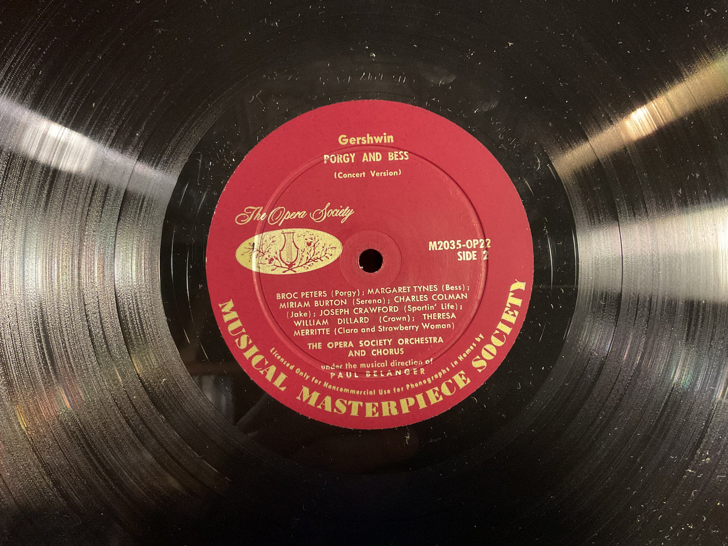 George Gershwin - Porgy And Bess (VINYL) | Near Mint (NM) Very Good Plus (VG+)-