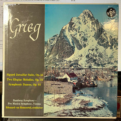 Edvard Grieg - Sigurd Jorsalfar Suite, Op. 56 | Two Elegiac Meolodies, Op. 34 | Symphonic Dances, Op. 64 (VINYL) | Near Mint (NM) Near Mint (NM)-