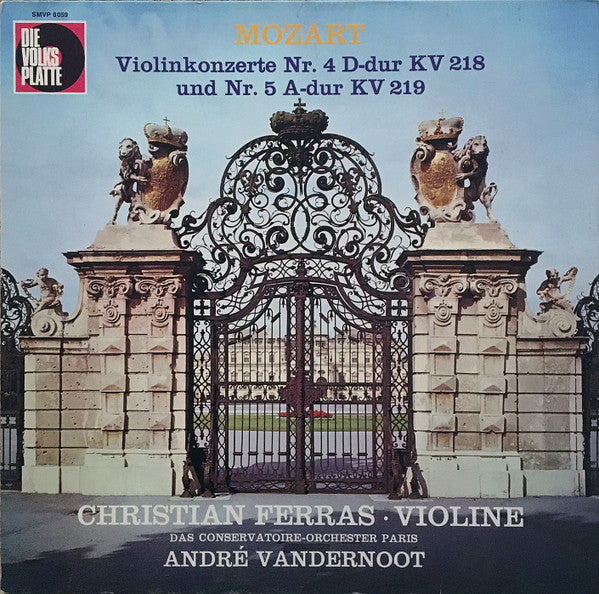 Wolfgang Amadeus Mozart - Violinkonzerte Nr. 4 D-Dur KV 218 Und Nr.5 A-Dur KV 219 *GERMANY* | Near Mint (NM) Excellent (EX)-