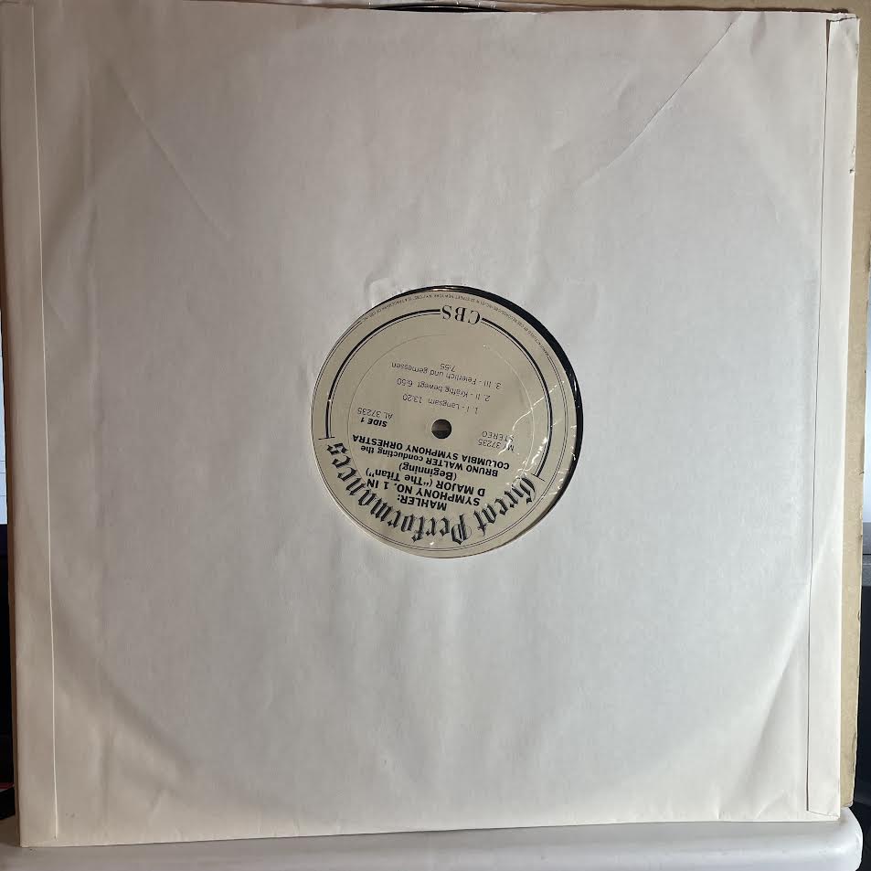 Gustav Mahler - Mahler's 1st Symphony In D Major "Titan" (VINYL) | Near Mint (NM) Near Mint (NM)-