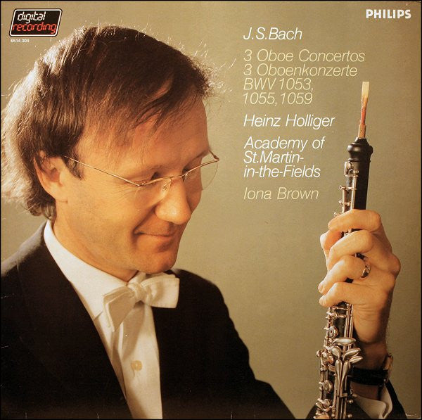 Johann Sebastian Bach - 3 Oboe Concertos / 3 Oboenkonzerte (BWV 1053, 1055, 1059) | Near Mint (NM) Near Mint (NM)-