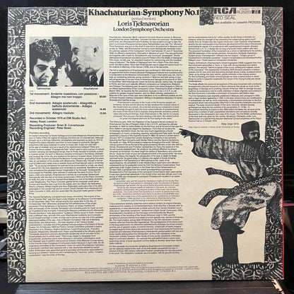 Khachaturian* - Loris Tjeknavorian, London Symphon - Symphony No. 1 (Revised Version)(VINYL LP RCA RED SEAL RL25203 1979) | Near Mint (NM or M-) Near Mint (NM)-