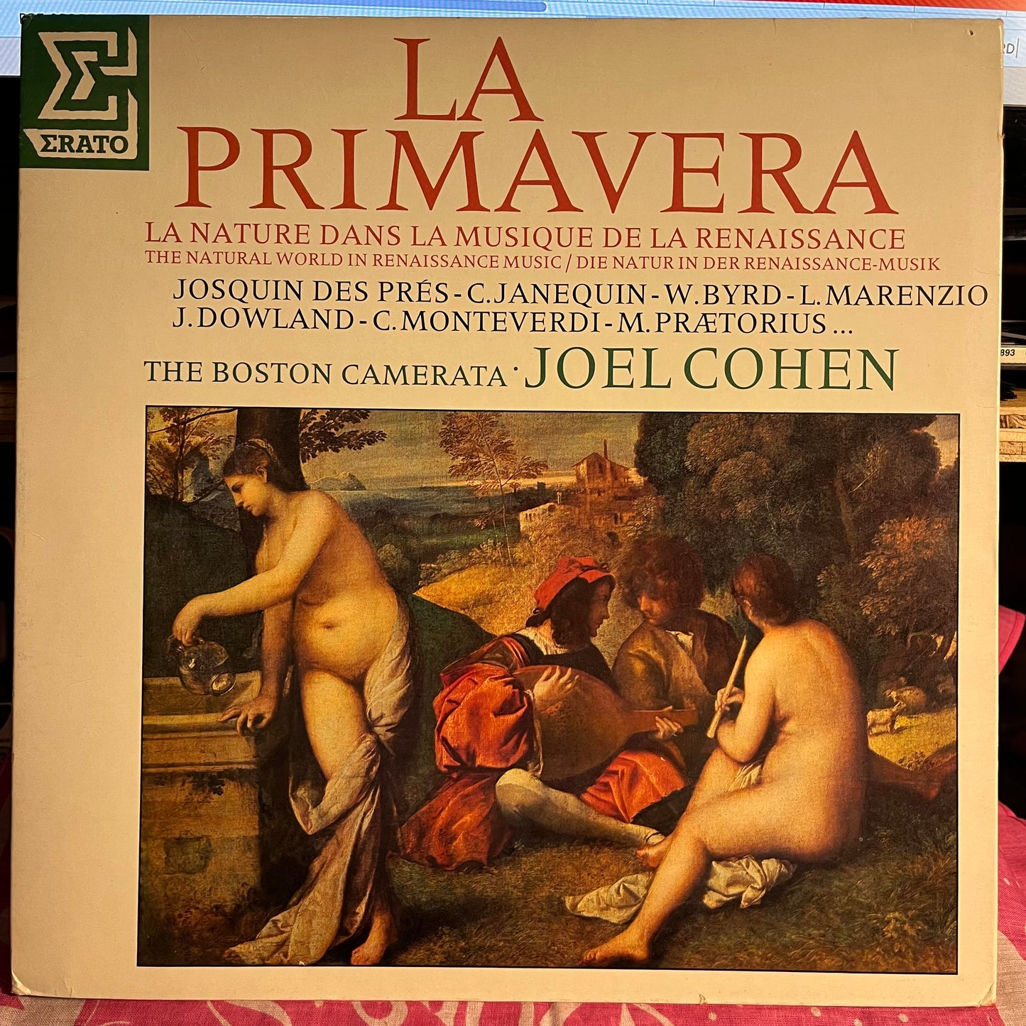 Boston Camerata - La Primavera (La Nature Dans La Musique De La Renaissance) | Near Mint (NM) Near Mint (NM)-