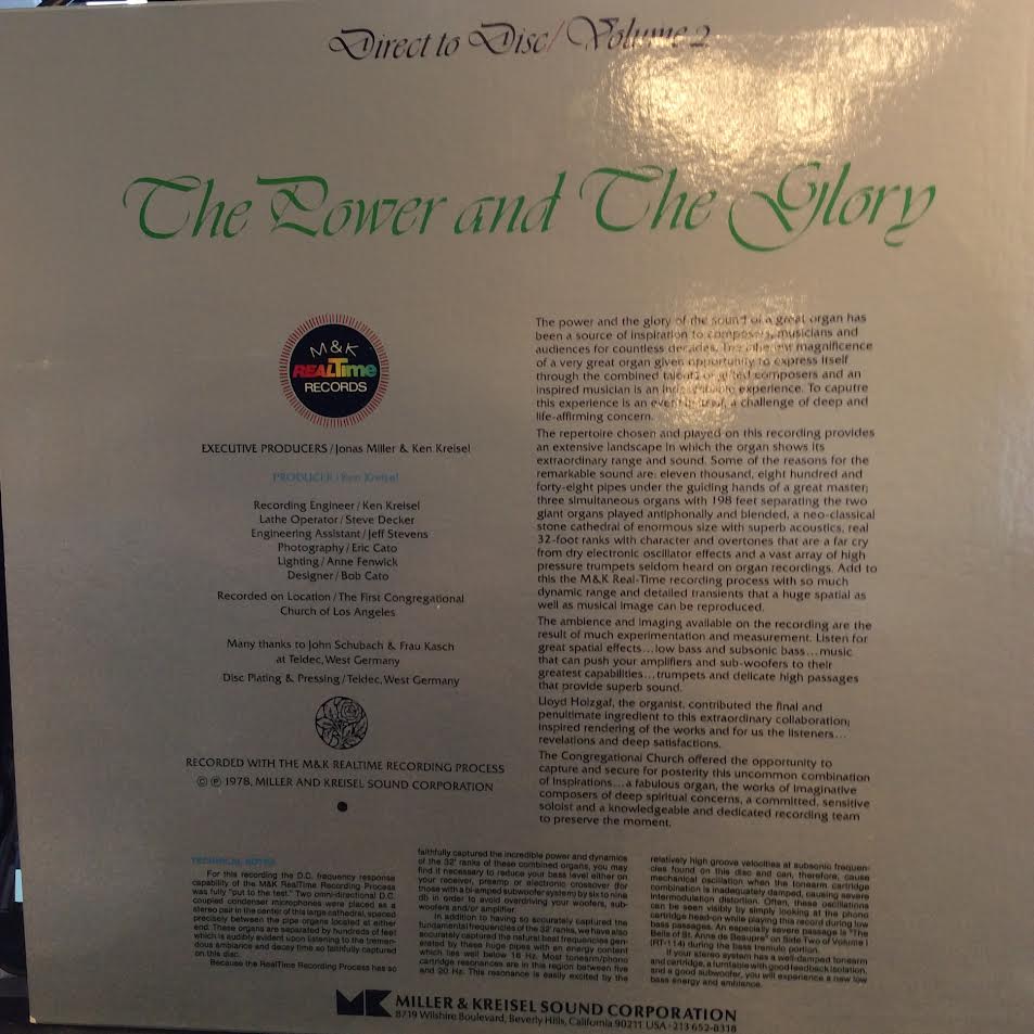 Lloyd Holzgraf - The Power And The Glory Volume 2 (VINYL) | Near Mint (NM)-