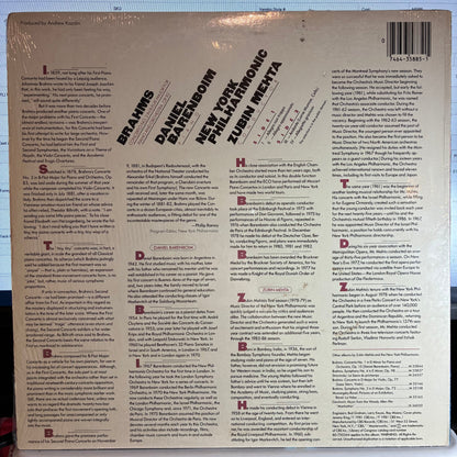 Johannes Brahms - Piano Concerto No. 2 (VINYL) | Near Mint (NM or M-) Excellent+ (EX+)-