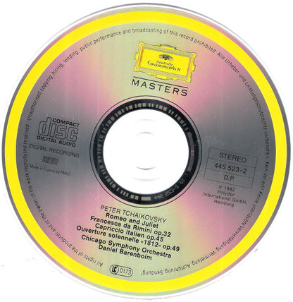 Pyotr Ilyich Tchaikovsky - »1812« Overture • Capriccio Italien • Romeo & Juliet • Francesca Da Rimini (CD) | Near Mint (NM or M-)-