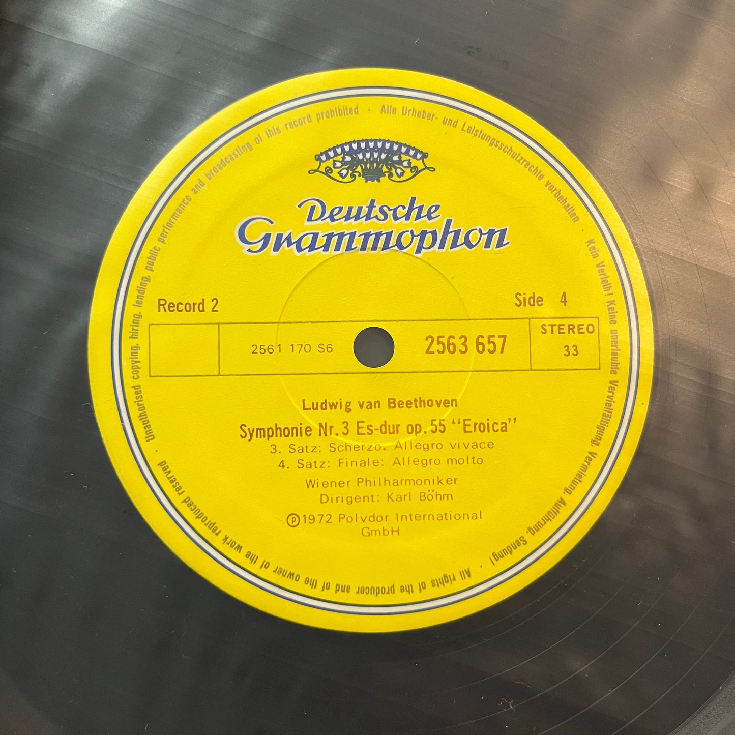 Ludwig Van Beethoven - Wiener Philharmoniker, Karl Böhm – 9 Symphonien (VINYL BOX 8xLP DEUTSCHE GRAMMOPHON R-205040 1977) | Near Mint (NM or M-) Near Mint (NM)-