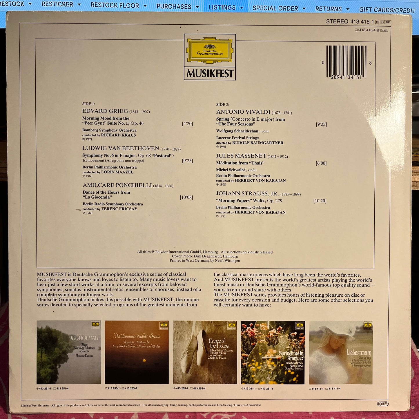 Various - Morning Moods *GERMANY* | Near Mint (NM) Near Mint (NM)-