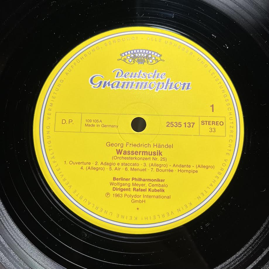 Wassermusik (VINYL) | Near Mint (NM) Excellent (EX)-
