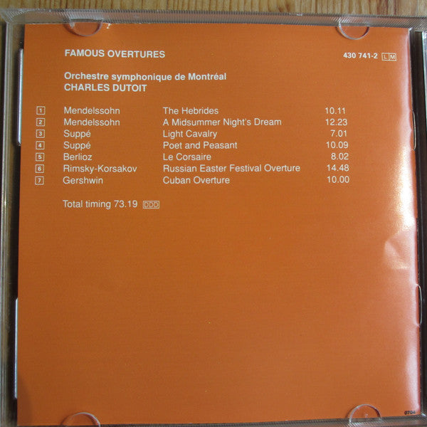 Orchestre Symphonique De Montréal - Famous Overtures (CD) | Near Mint (NM or M-)-