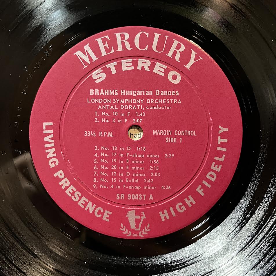 Johannes Brahms - 16 Hungarian Dances (VINYL) | Near Mint (NM) Very Good Plus Plus (VG++)-
