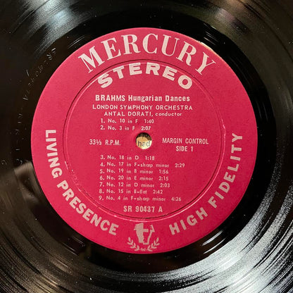 Johannes Brahms - 16 Hungarian Dances (VINYL) | Near Mint (NM) Very Good Plus Plus (VG++)-