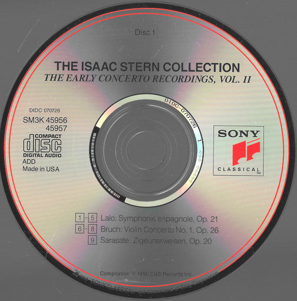 Isaac Stern - The Early Concerto Recordings, Vol. 2 (3xCD) | Near Mint (NM) Near Mint (NM)-