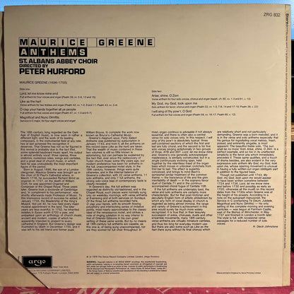 Maurice Greene (2) - Anthems *PROMO* | Near Mint (NM) Near Mint (NM)-