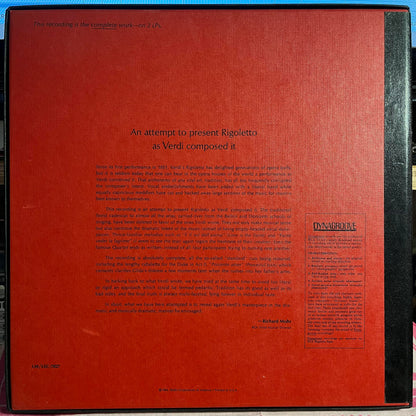 Giuseppe Verdi - Rigoletto *2XLP BOX* | Near Mint (NM) Near Mint (NM)-