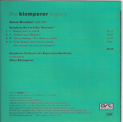 Anton Bruckner - Symphony 4 Romantic (CD) | Near Mint (NM) Near Mint (NM)-