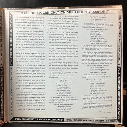Ludwig van Beethoven - Beethoven Ninth (VINYL) | Near Mint (NM) Near Mint (NM)-