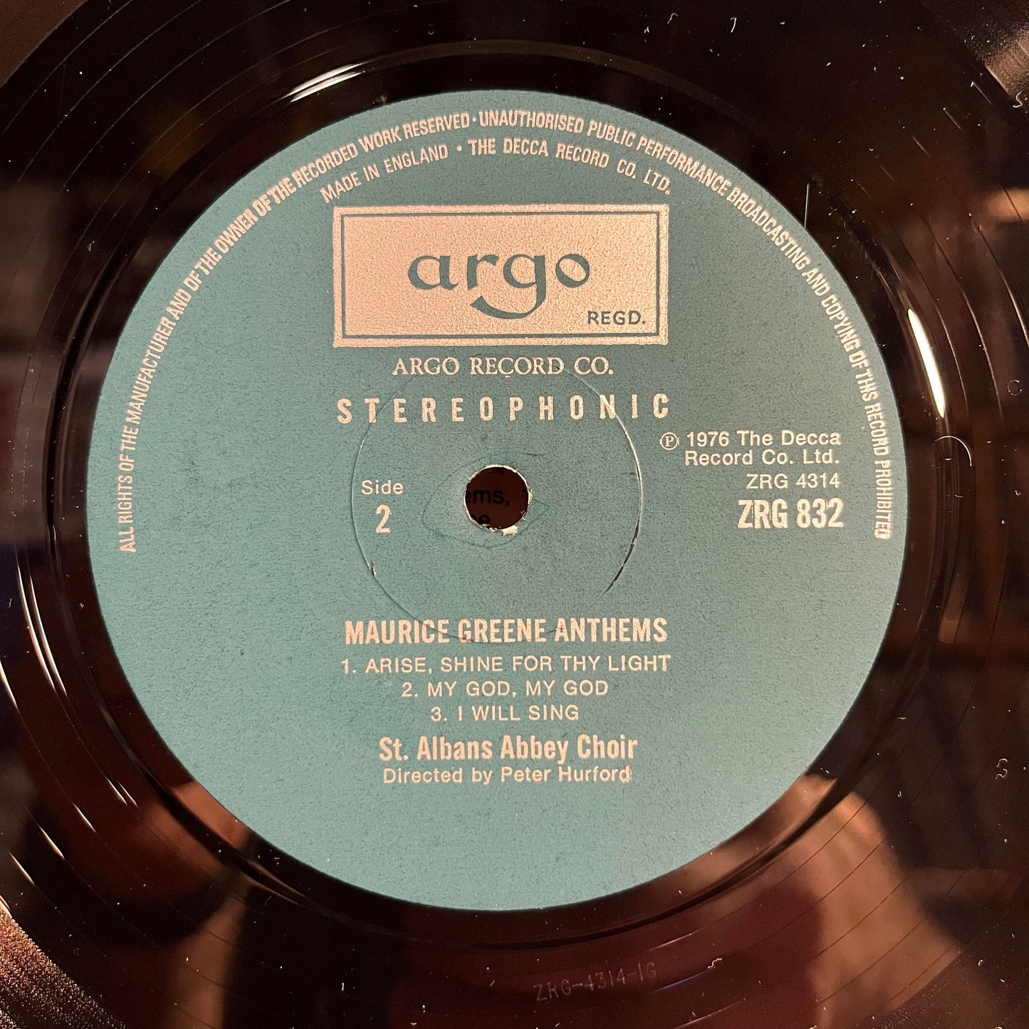 Maurice Greene (2) - Anthems *PROMO* | Near Mint (NM) Near Mint (NM)-