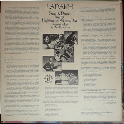 David Lewiston - Ladakh - Songs & Dances From The Highlands Of Western Tibet (VINYL) | Near Mint (NM) Near Mint (NM)-