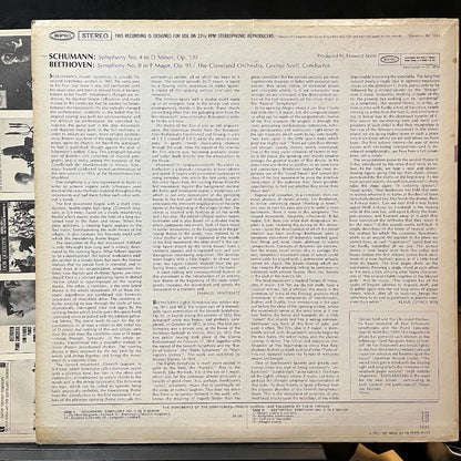George Szell - Symphony No.4 In D Minor, Op.120 / Symphony No.8 In F Major, Op.93 (VINYL) | Near Mint (NM) Excellent+ (EX+)-