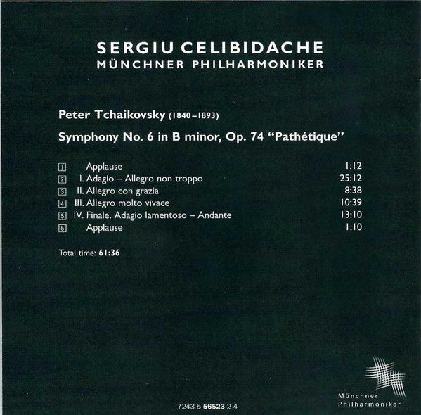 Pyotr Ilyich Tchaikovsky - Symphony No. 6 In B Minor, Op. 74 "Pathétique" (CD) | Near Mint (NM) Near Mint (NM)-