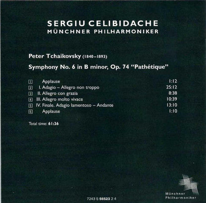 Pyotr Ilyich Tchaikovsky - Symphony No. 6 In B Minor, Op. 74 "Pathétique" (CD) | Near Mint (NM) Near Mint (NM)-