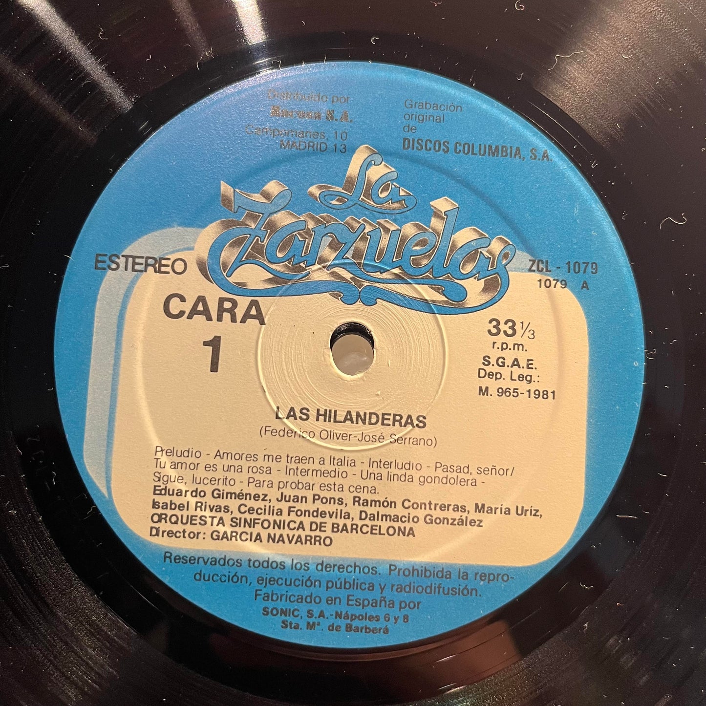 Federico Oliver - Las Hilanderas / El Mal de Amores *SPAIN* | Near Mint (NM) Excellent (EX)-