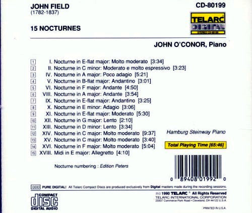 John Field (2) - 15 Nocturnes (CD) | Near Mint (NM) Near Mint (NM)-