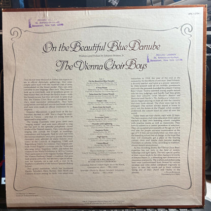 Die Wiener Sängerknaben - On The Beautiful Blue Danube: Waltzes And Polkas By Johann Strauss, Jr (VINYL) | Near Mint (NM or M-) Excellent (EX)-