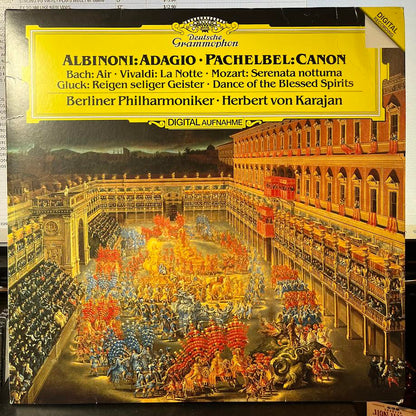 Tomaso Albinoni - Albinoni: Adagio, Pachelbel: Canon (VINYL) | Near Mint (NM) Excellent+ (EX+)-