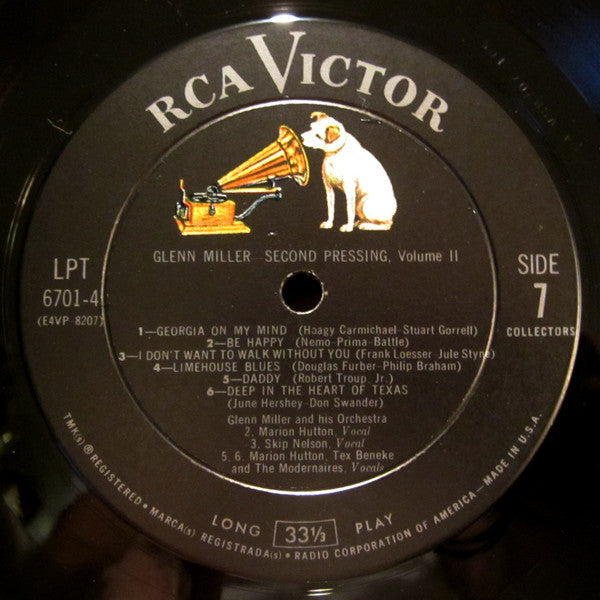Glenn Miller And His Orchestra - Second Pressing, Volume Two | Near Mint (NM) Near Mint (NM)-