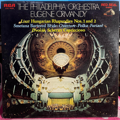 Franz Liszt - Hungarian Rhapsodies Nos. 1 And 2, Bartered Bride: Overture *STEREO/RED SEAL* | Near Mint (NM) Excellent (EX)-