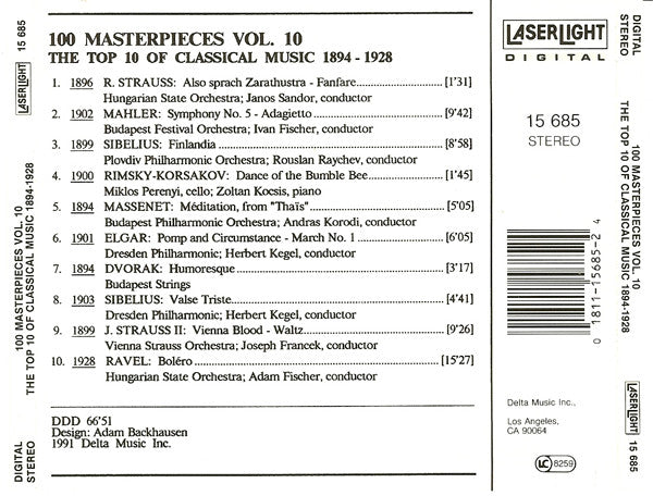 Various - The Top 100 Masterpieces Of Classical Music: 1685-1928 *10XCD BOX* | Near Mint (NM) Near Mint (NM)-