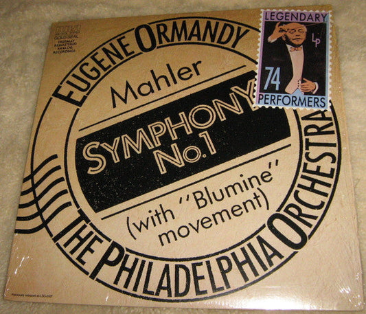 The Philadelphia Orchestra - Symphony No. 1: With The Long-Lost Original Second Movement, "Blumine" (Flower Piece) | Near Mint (NM) Near Mint (NM)-