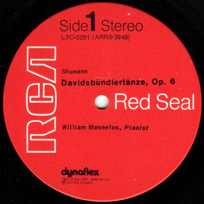 William Masselos - Davidsbündlertänze / Sonata No. 1 In C, Op. 1 | Near Mint (NM) Excellent (EX)-