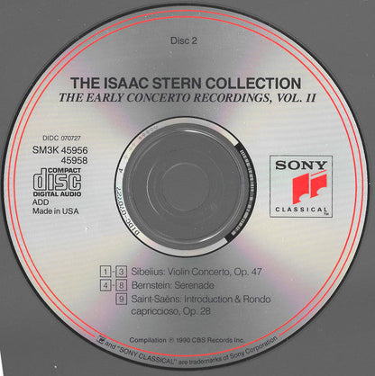 Isaac Stern - The Early Concerto Recordings, Vol. 2 (3xCD) | Near Mint (NM) Near Mint (NM)-