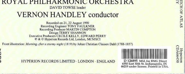 Granville Bantock - Hebridean Symphony / Celtic Symphony / The Witch Of Atlas / The Sea Reivers | Near Mint (NM)-