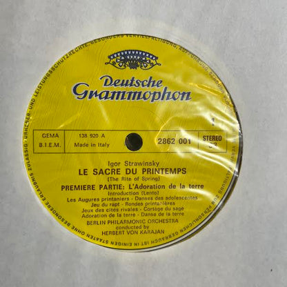Herbert von Karajan - Le Sacre Du Printemps (VINYL) |-
