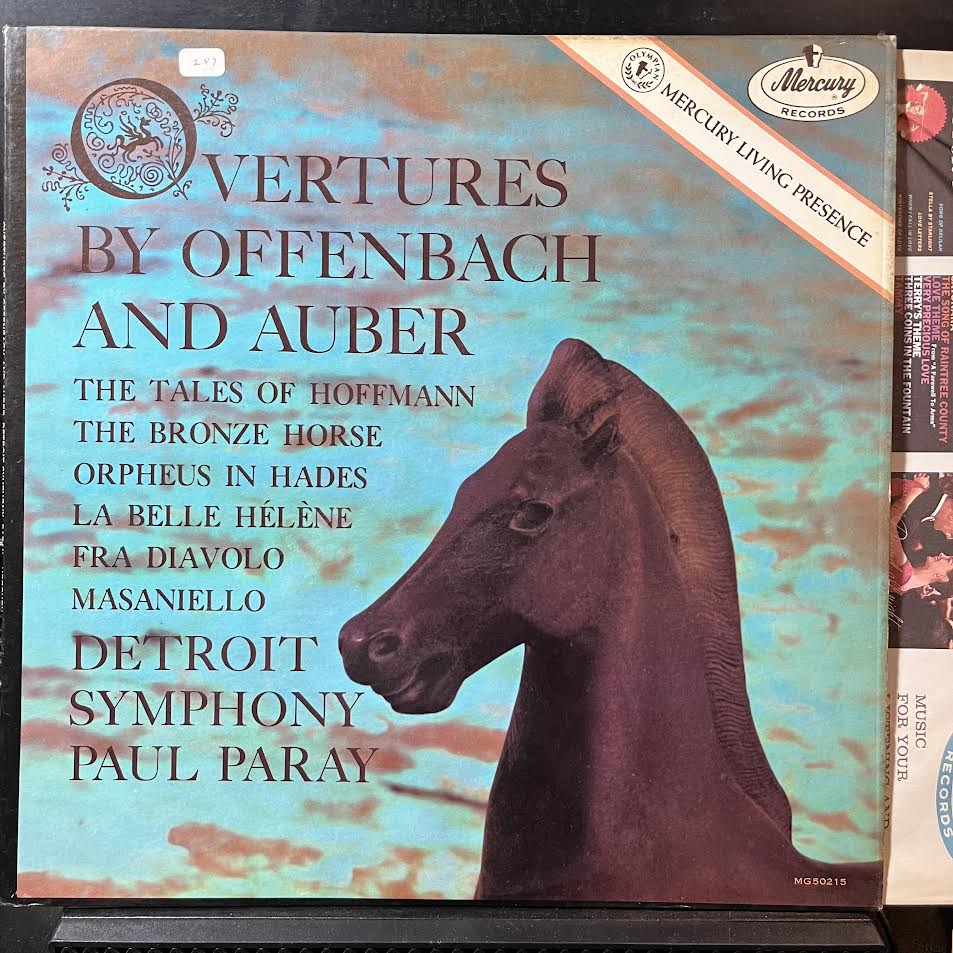 Paul Paray - Overtures By Offenbach & Auber (VINYL) | Near Mint (NM or M-) Excellent (EX)-