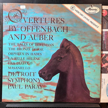 Paul Paray - Overtures By Offenbach & Auber (VINYL) | Near Mint (NM or M-) Excellent (EX)-