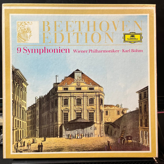 Ludwig Van Beethoven - Wiener Philharmoniker, Karl Böhm – 9 Symphonien (VINYL BOX 8xLP DEUTSCHE GRAMMOPHON R-205040 1977) | Near Mint (NM or M-) Near Mint (NM)-