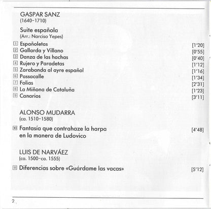 Narciso Yepes - Guitarra Española (CD) | Near Mint (NM) Near Mint (NM)-