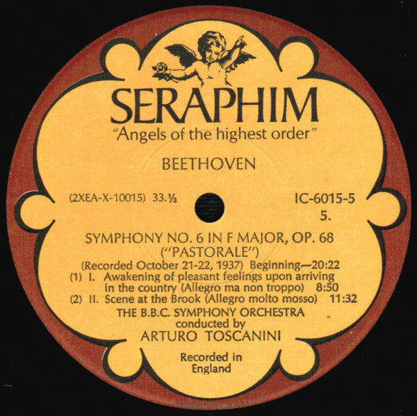 Arturo Toscanini - Beethoven: Symphonies Nos. 1, 4 & 6 ("Pastorale") *BOX* | Near Mint (NM) Excellent (EX)-