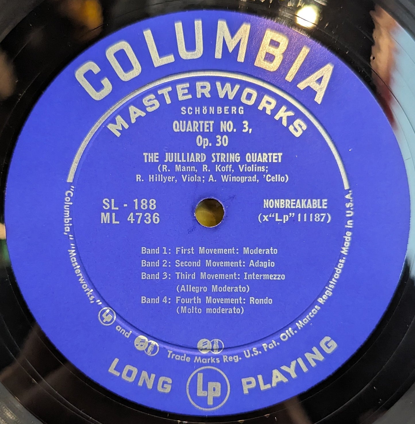 Arnold Schoenberg - Quartet No. 2 In F-Sharp Minor For Strings And Soprano, Op. 10 / Quartet No. 3, Op. 30 | Near Mint (NM) Near Mint (NM)-